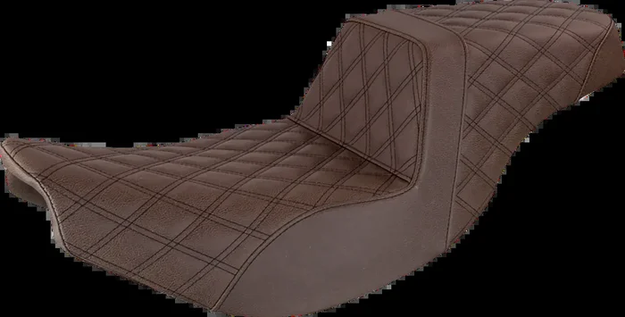 SADDLEMEN Step Up Seat – Full Lattice – Brown – Indian I14-07-175BR