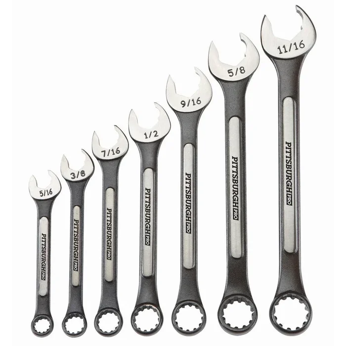 SAE Universal Combination Wrench Set, 7 Pc.