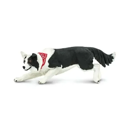 Safari Ltd. Best in Show Border Collie Toy Black/White