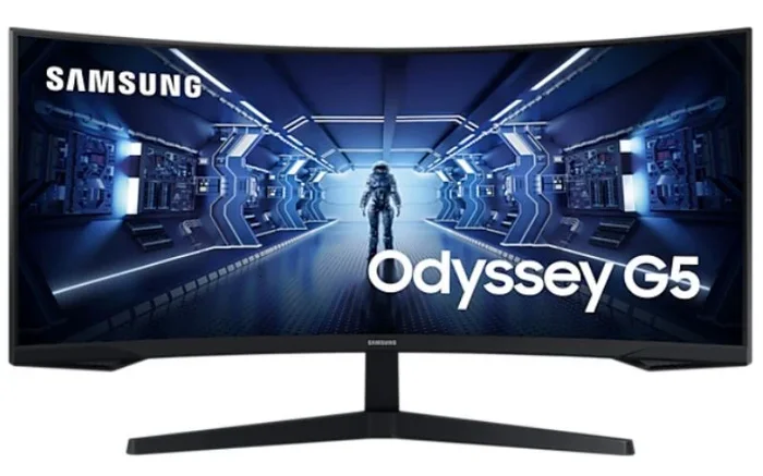 Samsung 34″ UWQHD Odyssey G5 Gaming Monitor – Black