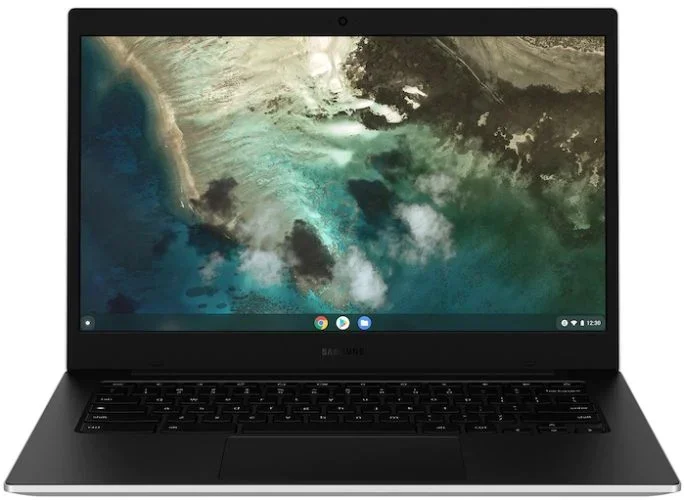 Samsung Galaxy Chromebook Go Laptop 14″ – 32GB – Silver – Cellular + WiFi – Intel Celeron N4500 2.8GHz – 4GB