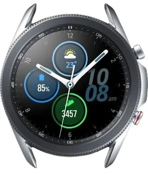 Samsung Galaxy Watch3 (No Band) – 8GB – Stainless Steel – 45mm – Mystic Silver – No Band – Bluetooth