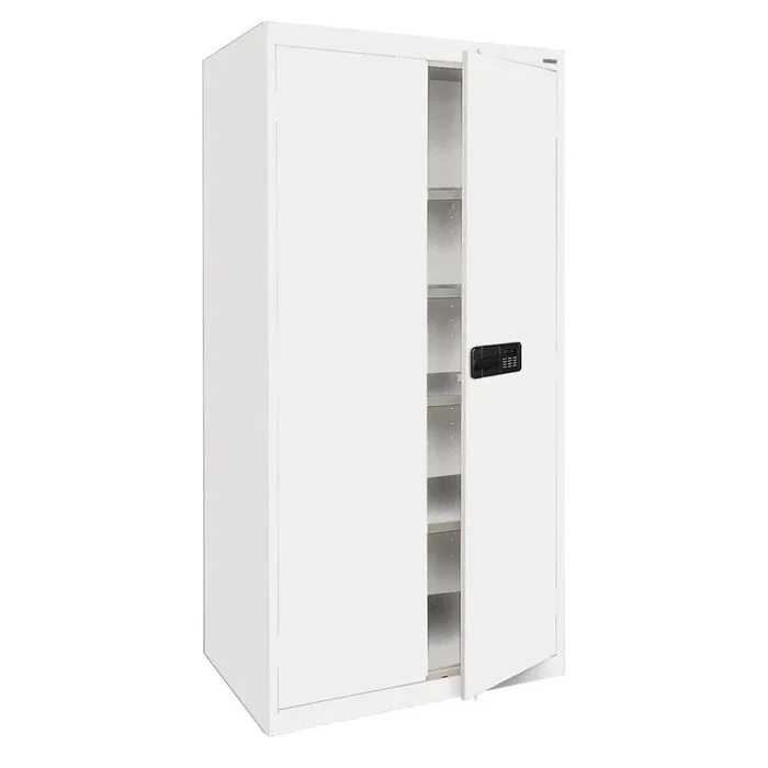 Sandusky Lee 36″W x 18″D x 72″H 5-Shelf Steel Storage Cabinet with Keyless Electronic Handle