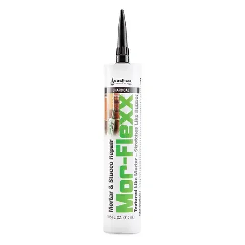 Sashco Mor-Flexx Charcoal Elastomeric Acrylic Latex Mortar and Stucco Repair Caulk 10.5 oz