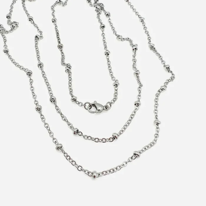 Satellite Chain Necklace – Stainless – 20″