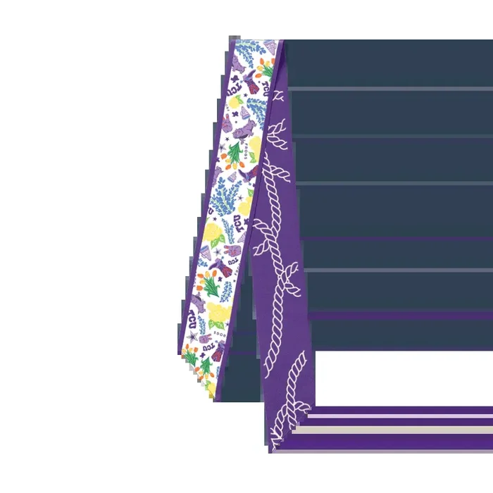 Saturday Silks – TCU Horned Frogs Twilly Scarf