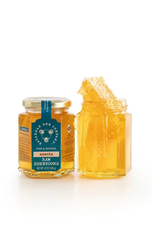 Savannah Bee Company – Acacia Honey in Honeycomb Jar