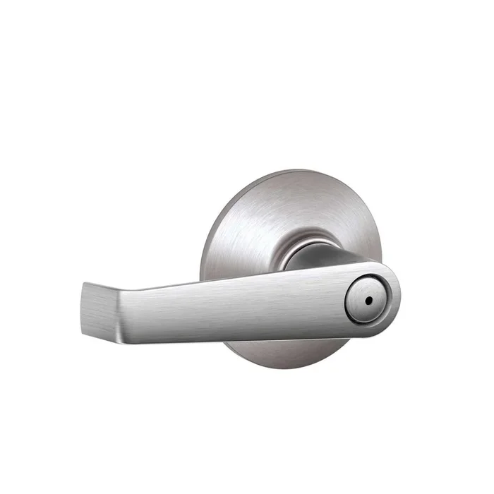Schlage Elan Satin Chrome Privacy Lockset ANSI Grade 2 1-3/4 in.