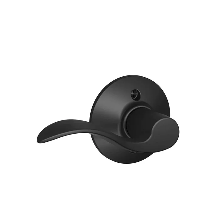 Schlage Traditional Matte Black Dummy Lever Left Handed