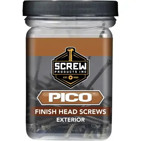 Screw Products PICO No. 8 X 2 in. L Star E-Coat Reverse Wood Screws 164 pk