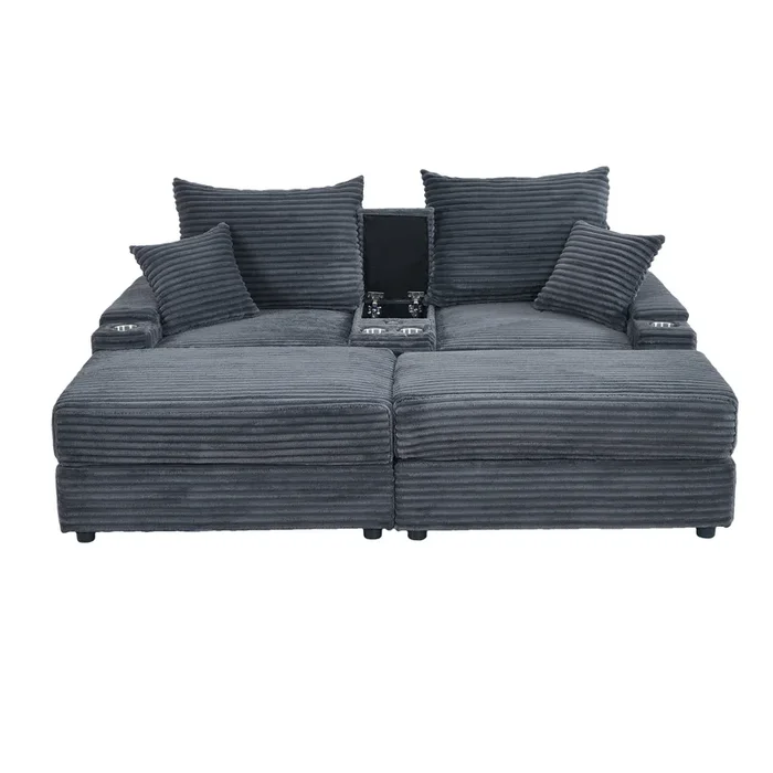 Seat Grey Grey Plywood 2 Seat