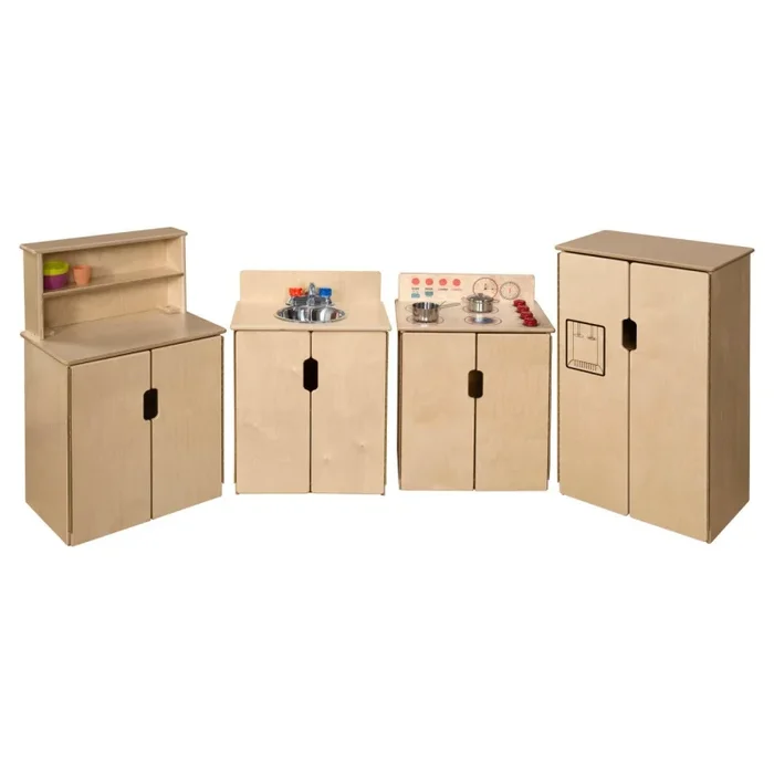 Set of 4 Tip-Me-Not Appliances: The Ultimate Kitchen Playset for Kids