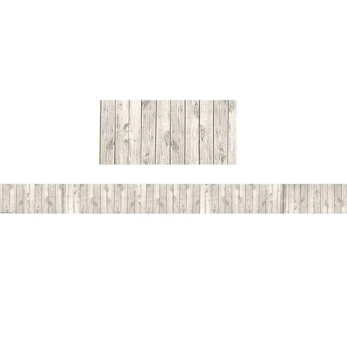 Shabby Chic White Wood Border Trim Straight