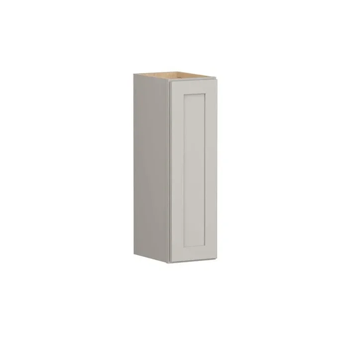 Shaker Full Overlay 9 in. W x 12 in. D x 30 in. H Plywood Assembled Wall Kitchen Cabinet in Stone Gray