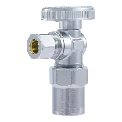 SharkBite Brass 1/2-in CPVC x 3/8-in Od Compression Quarter Turn