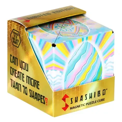 Shashibo Fun In Motion Toys Eggstraordinary Magnetic Puzzle Cube Multicolored 1 pc