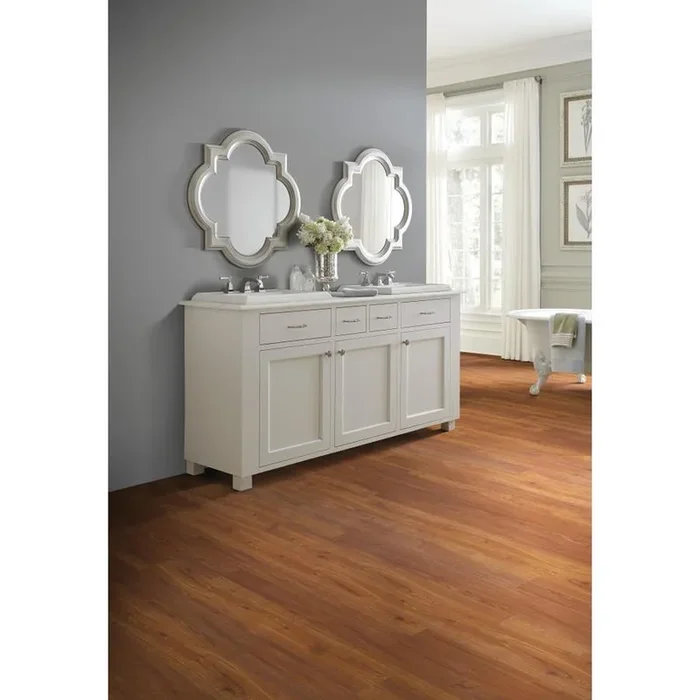 Shaw Triad 15-Piece 7-in x 48-in Russet Luxury Vinyl Plank Flooring