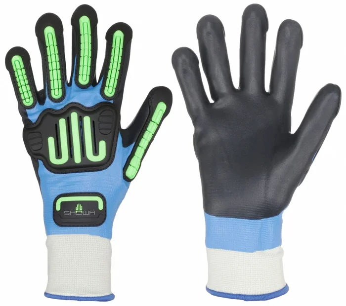 SHOWA Coated Gloves 2XL, Foam Nitrile, Double Dipped
