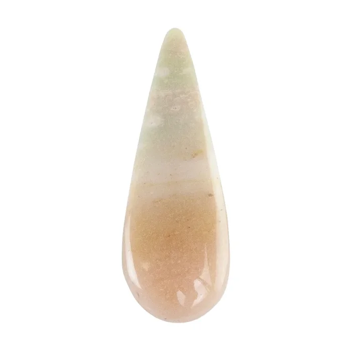 Silica Opalwood – Pear Cabochon 29mm x 10mm – Pkg/1
