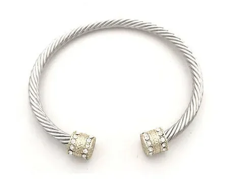 Silver Cable Cuff