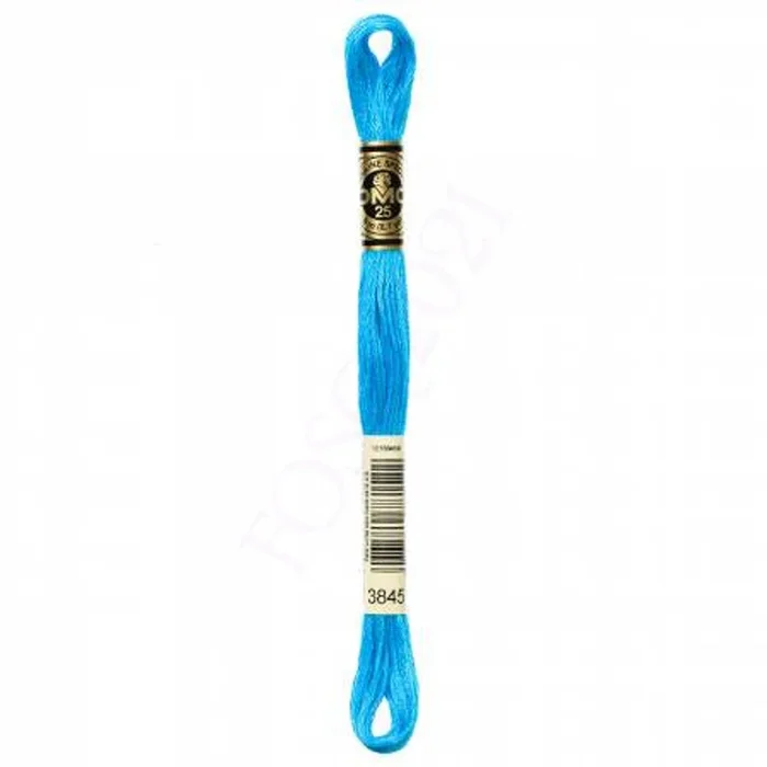 Six Strand Embroidery Floss – Medium Bright Turquoise – 117UA-3845 – DMC