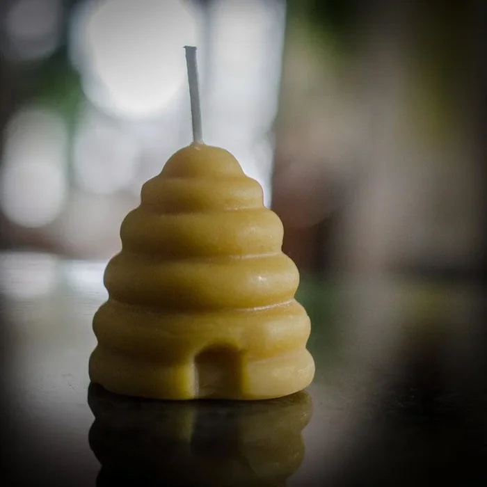 Skep Beehive Candle