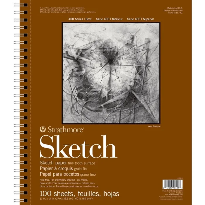 Sketch Pad 11X14in 100Shts Side 400 Series
