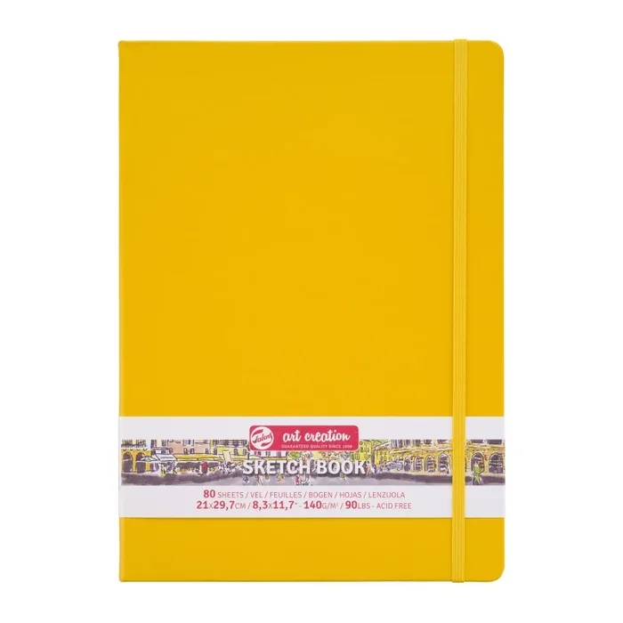 Sketchbook Yellow Cover 8.3X11.7In
