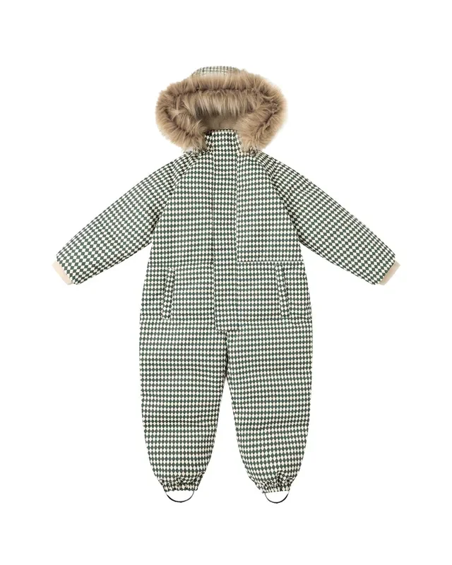 Ski Snow Suit Green Diamond