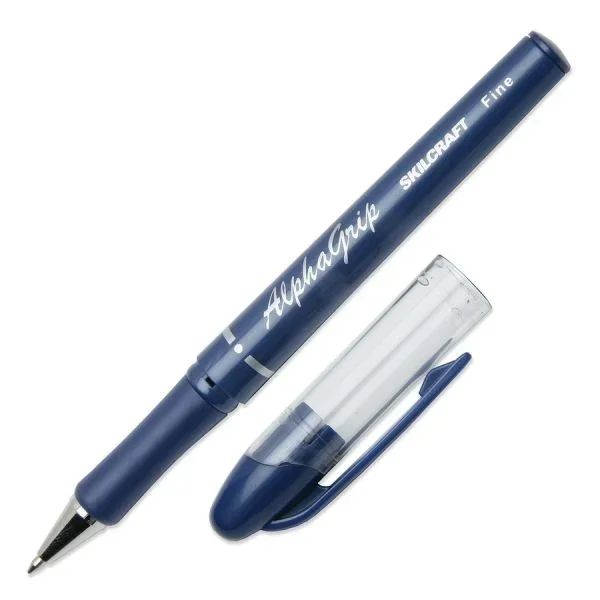 Skilcraft Cushion Grip Transparent Ballpoint Pen