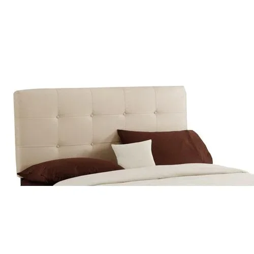 Skyline Furniture Sheridan Collection Oatmeal King Microsuede Headbo