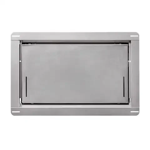 Smart Vent 8.5 in. H X 14.5 in. W Silver Stainless Steel Flood Vent