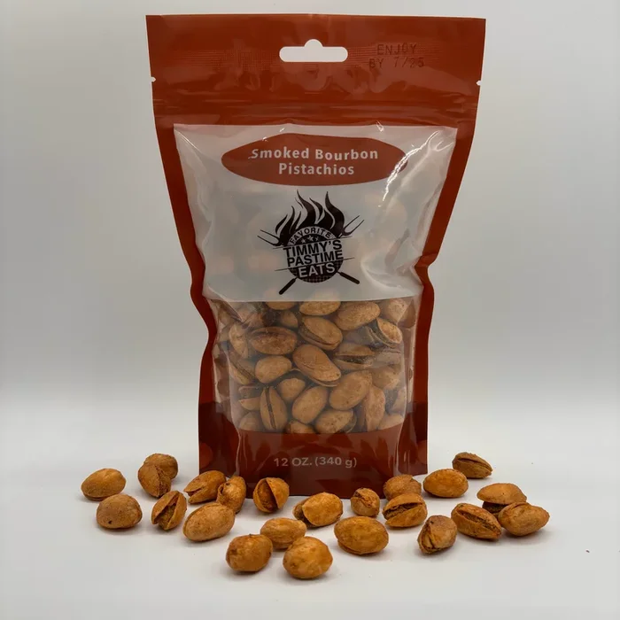 Smoked Bourbon Pistachios (12 oz)