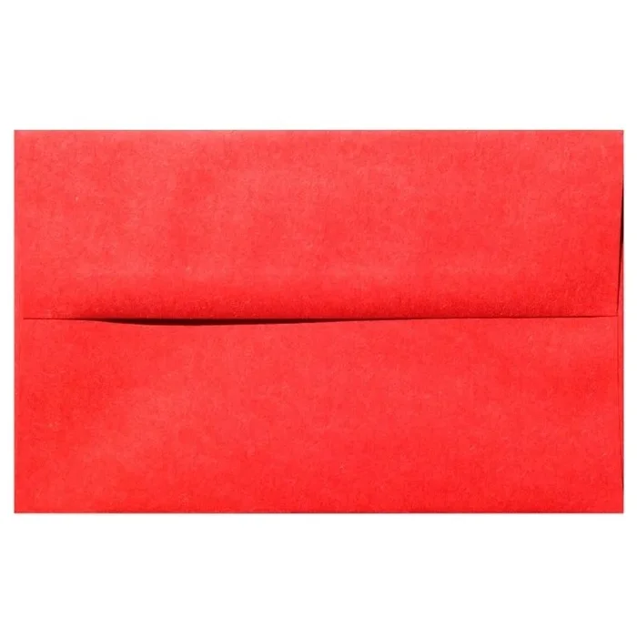 So Wool Tartan Red A10 Envelopes (6-x-9.5) – 25 Pk | Clearance Sale