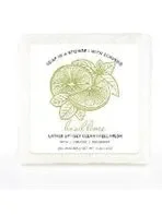 Soap Basil Lime 4oz Square White