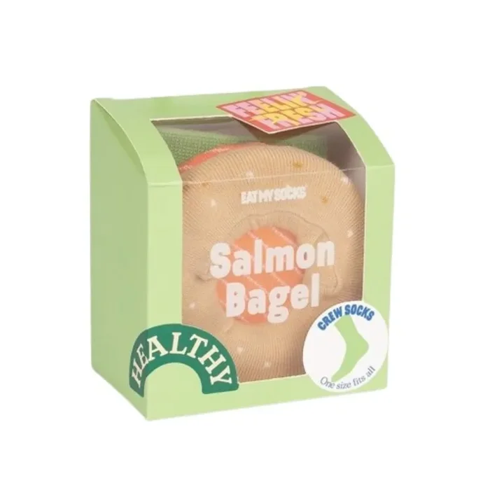 Socks – Salmon Bagel