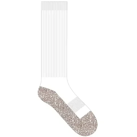 Sof Sole Men’s Steel Toe 8-12.5 Over The Calf Socks White