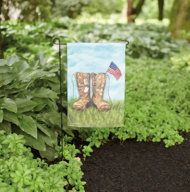 Soldier’s Boots Harden Flag
