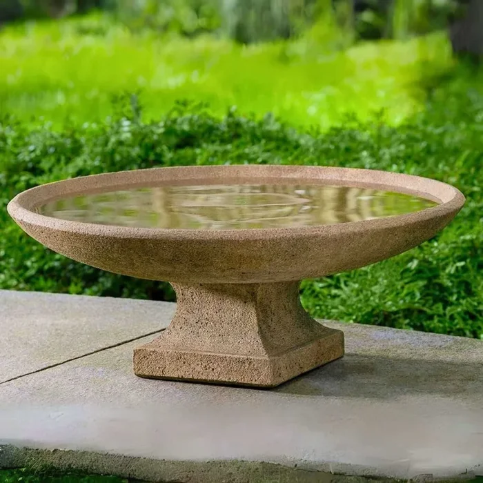 Sonora Concrete Bird Bath – Campania #B202