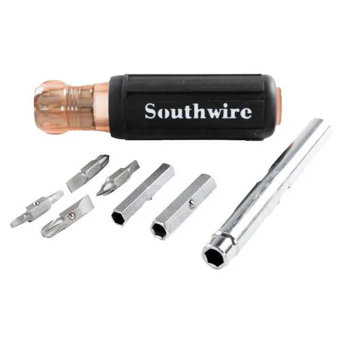 Southwire 12-IN-1 12-Piece Rubber Handle Multi-Bit Screwdriver