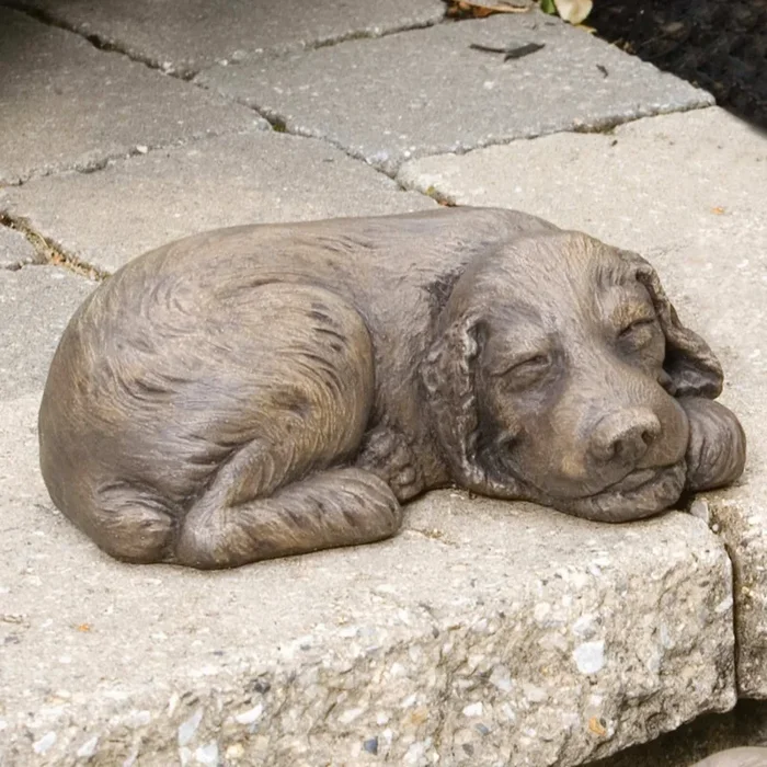 Spanky the Spaniel Concrete Garden Statue – Massarellis #2160