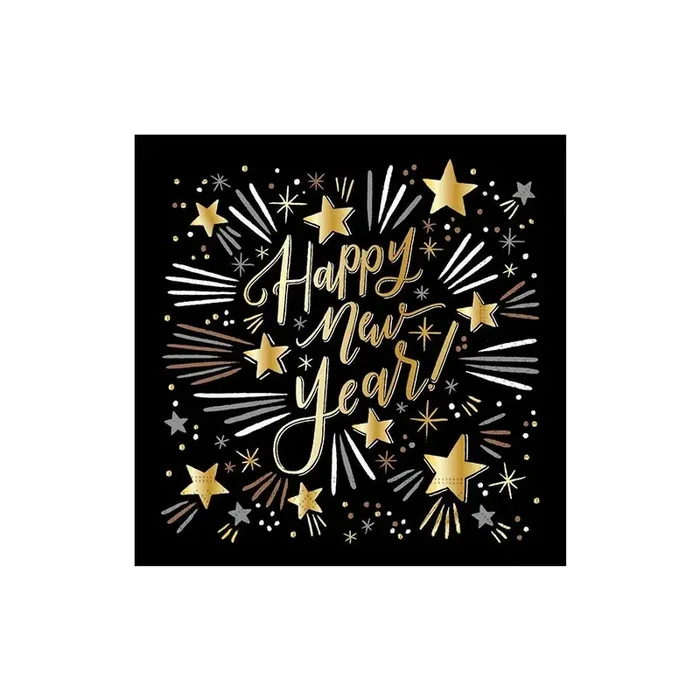 Sparkling New Year Lunch Napkins