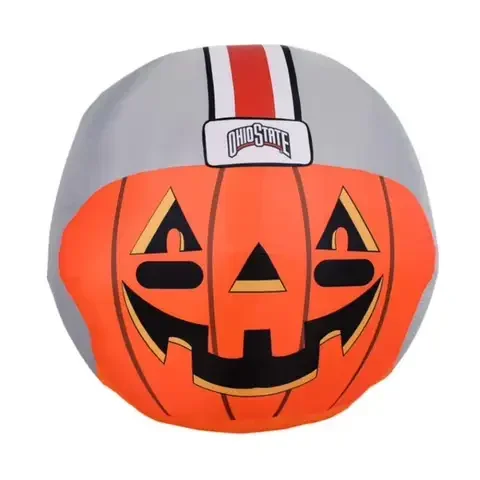 Sporticulture College 4 ft. LED Ohio State Buckeyes Jack-O-Helmet Inflatable