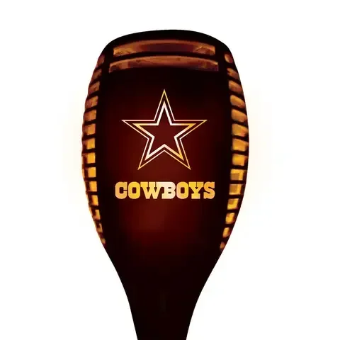 Sporticulture NFL 36 in. Solar Power Plastic Dallas Cowboys Brown Solar Torch