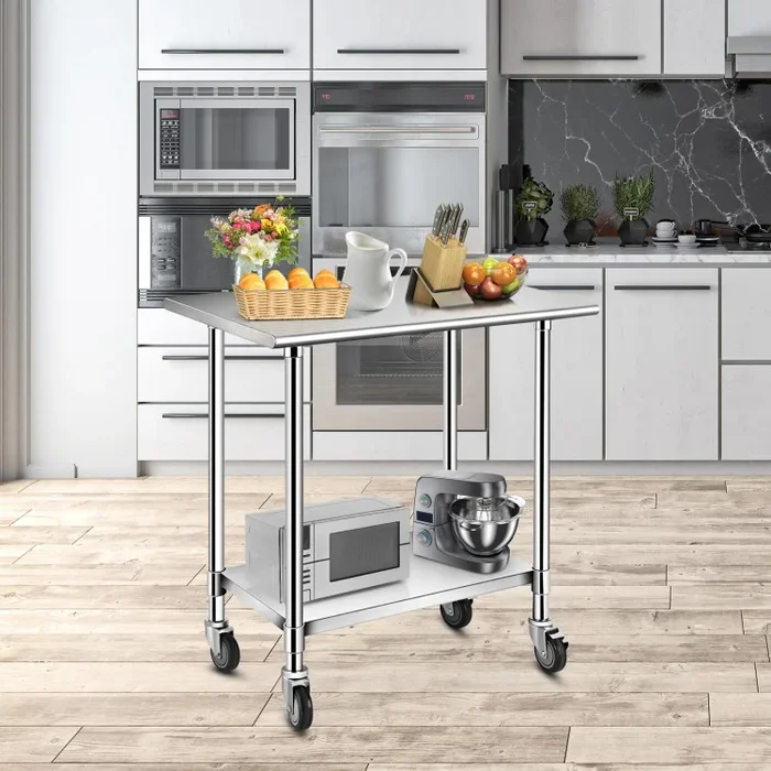 Stainless Steel Commercial Kitchen Prep and Work Table