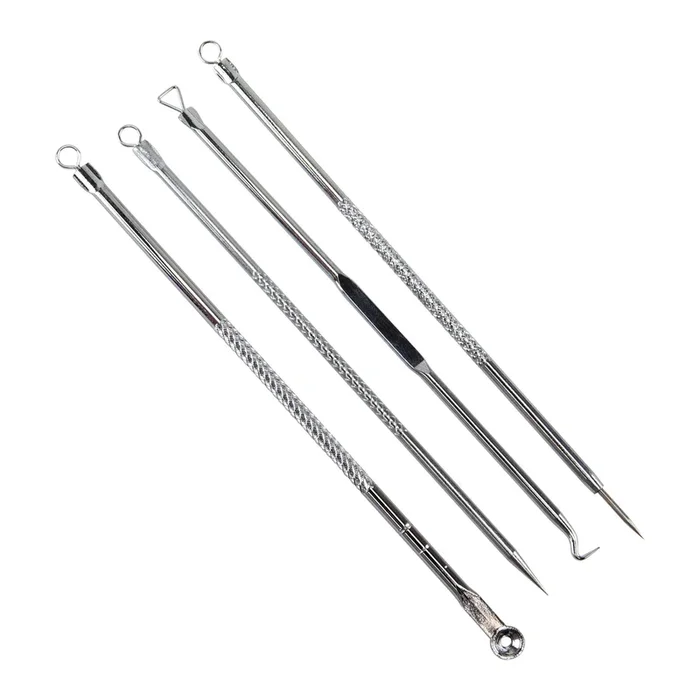 Stainless Steel Double Ended Sculpting & Ribbon Tools – Set/4