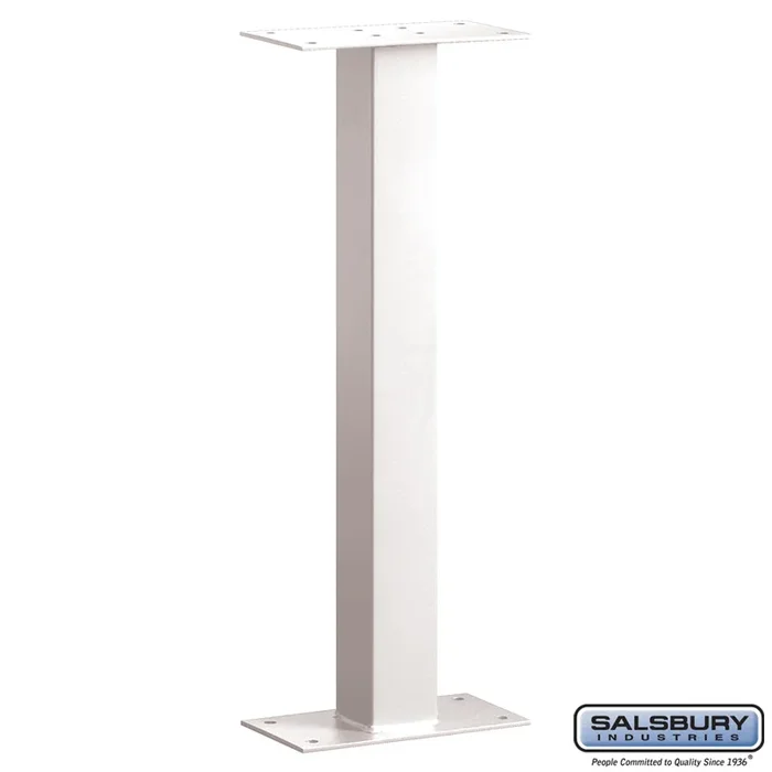 Standard Mailbox Post – Bolt Mounted – White