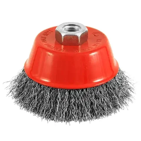 Stay Sharp 4 in. Crimped Wire Cup Brush Carbon Steel 1 pc