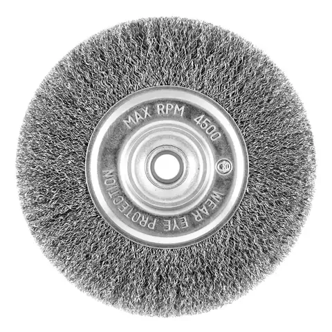 Stay Sharp 6 in. Coarse Crimped Wire Wheel Brush Carbon Steel 1 pc