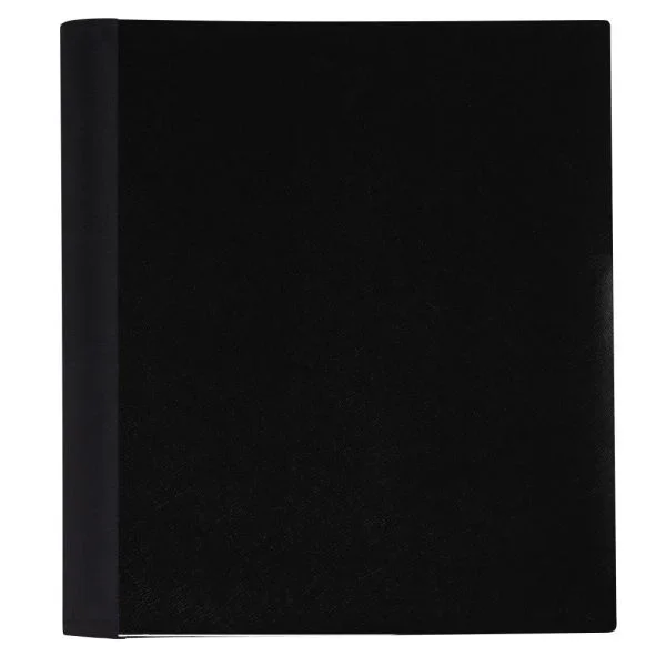 Stellar Notebook With Spine Cover, 8-1/2″ X 11″, 1 Subject, College Ruled, 100 Sheets, Black